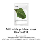 Abib Mild Acidic pH Sheet Mask Heartleaf Fit